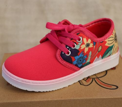 Chaussures de tennis enfants en toile pour Toute saison - semelle plastique Ref 1025413