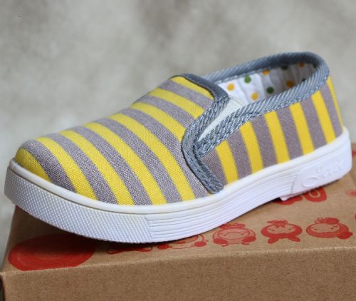 Chaussures de tennis enfants en tissu pour printemps - Ref 1025431