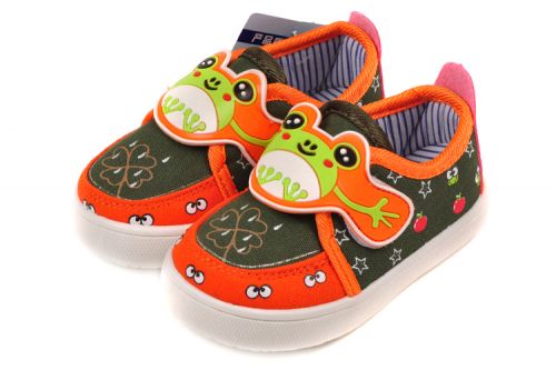 Chaussures de tennis enfants en toile pour printemps - semelle caoutchouc Ref 1025667