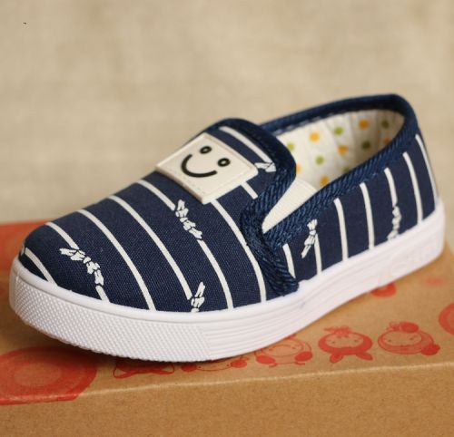 Chaussures de tennis enfants en tissu pour printemps - Ref 1025725