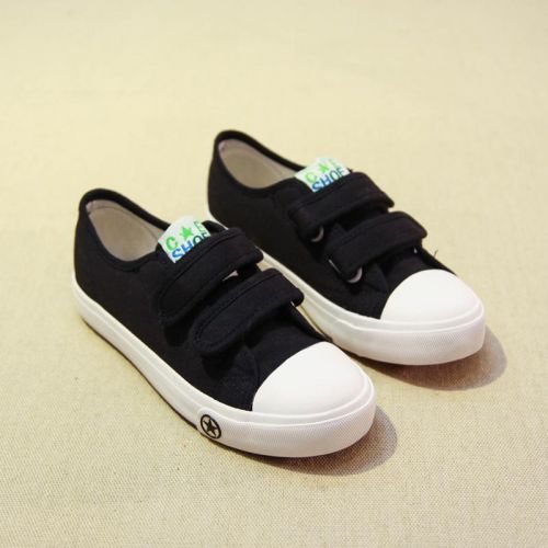 Chaussures de tennis enfants en toile pour printemps - semelle caoutchouc Ref 1025749