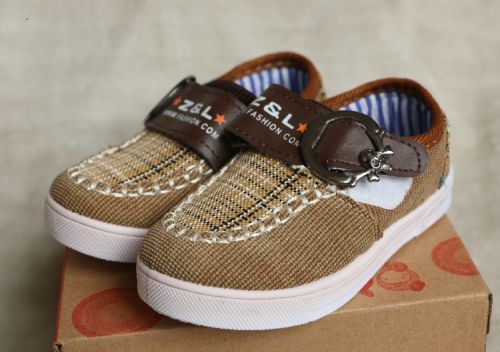 Chaussures de tennis enfants en toile pour Toute saison - semelle plastique Ref 1025815