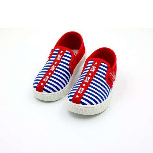 Chaussures de tennis enfants en toile pour printemps - semelle caoutchouc Ref 1025961