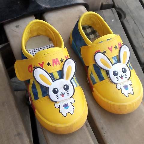 Chaussures de tennis enfants en toile SENGYE pour printemps - semelle caoutchouc Ref 1026248
