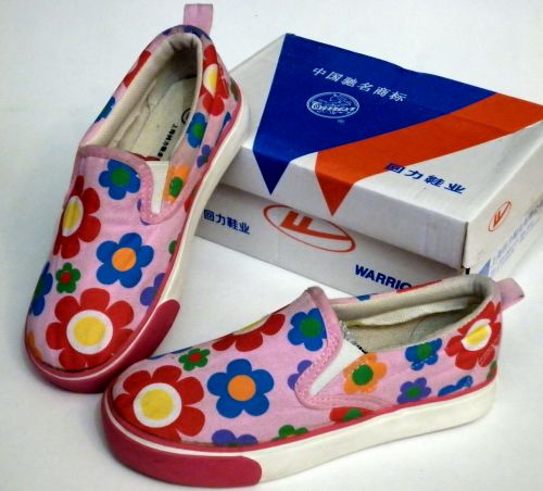 Chaussures de tennis enfants en toile WARRIOR pour printemps - semelle caoutchouc Ref 1026346