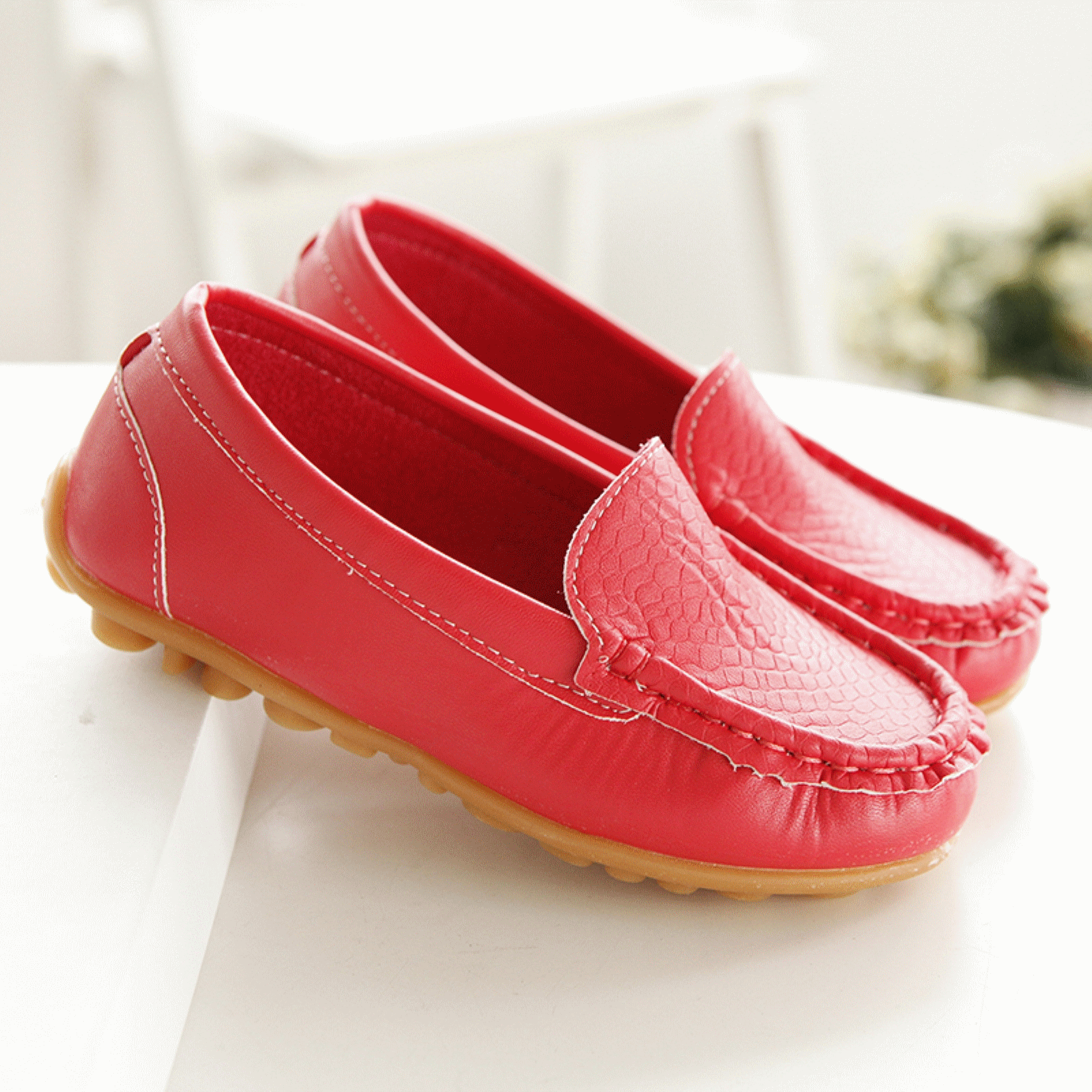 Chaussures de tennis enfants en similicuir pour Toute saison - Ref 1026357