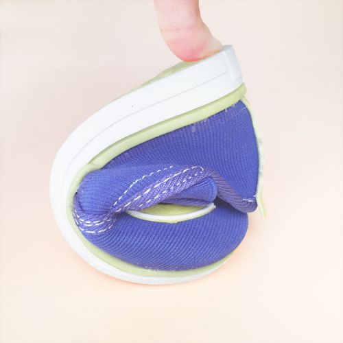 Chaussures de tennis enfants en toile pour printemps - semelle caoutchouc antidérapant Ref 1026534