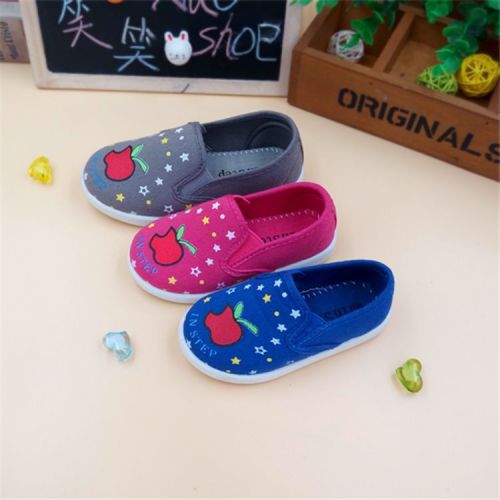 Chaussures de tennis enfants en toile pour Toute saison - semelle caoutchouc naturel Ref 1026572