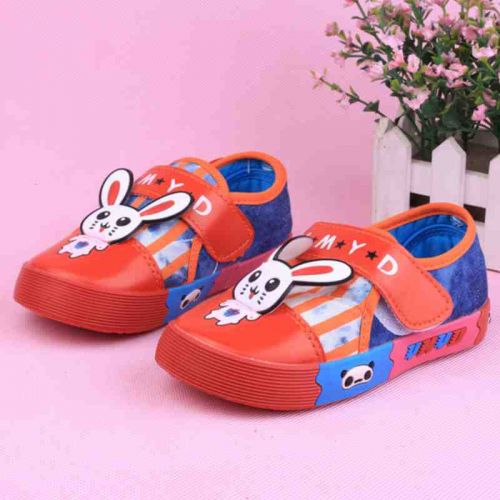 Chaussures de tennis enfants en toile pour printemps - semelle caoutchouc Ref 1027149