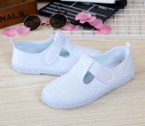 Chaussures de tennis enfants en toile pour Toute saison - semelle plastique Ref 1027918