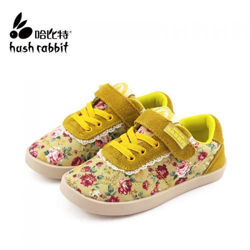 Chaussures de tennis enfants en tissu HUSH RABBIT pour printemps - semelle fond composite Ref 1028032