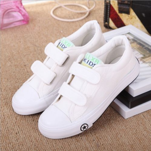 Chaussures de tennis enfants en toile pour printemps - semelle caoutchouc naturel Ref 1028145