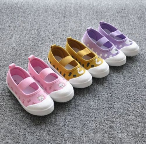 Chaussures de tennis enfants en toile pour printemps - Ref 1028198