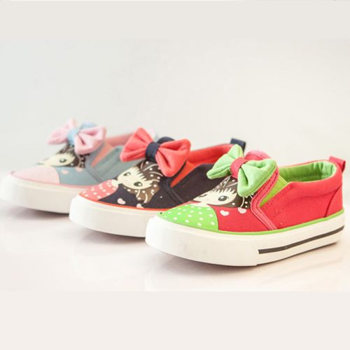 Chaussures de tennis enfants en toile pour printemps - semelle caoutchouc Ref 1028675