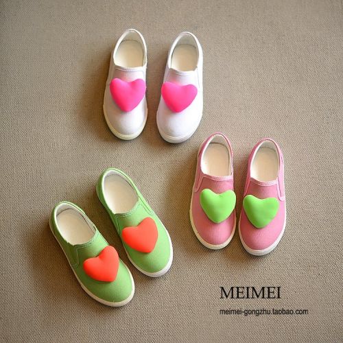 Chaussures de tennis enfants en toile pour printemps - semelle caoutchouc naturel Ref 1028831