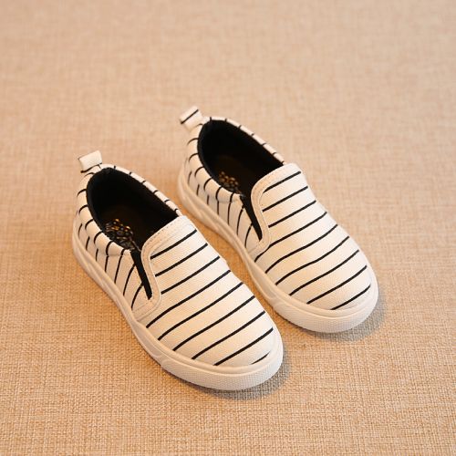 Chaussures de tennis enfants en toile pour printemps - semelle caoutchouc Ref 1029023