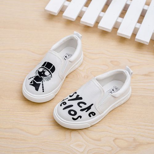 Chaussures de tennis enfants en toile pour Toute saison - semelle caoutchouc Ref 1029030