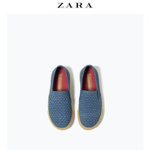 Chaussures de tennis enfants en toile ZARA pour été - semelle coton Ref 1029052
