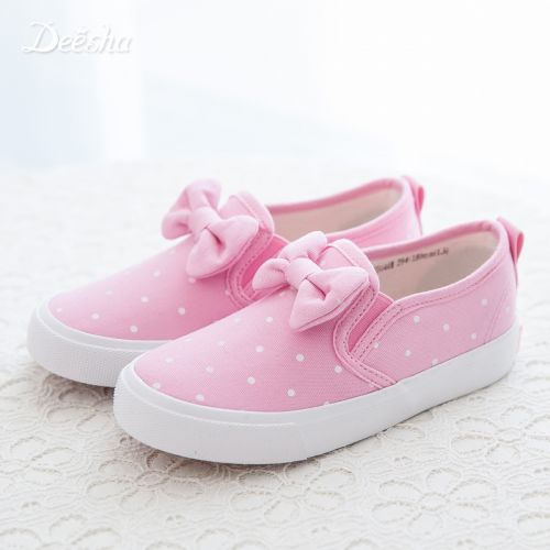 Chaussures de tennis enfants en tissu DEESHA pour printemps - semelle caoutchouc Ref 1029130