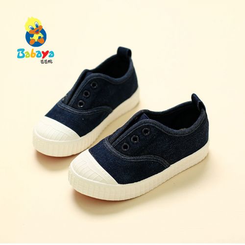 Chaussures de tennis enfants en toile pour printemps - semelle caoutchouc Ref 1029164