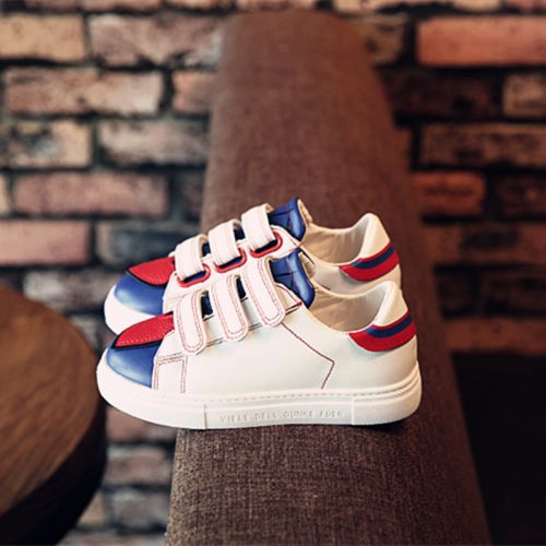Chaussures de tennis enfants en similicuir pour printemps - semelle PU Ref 1029441
