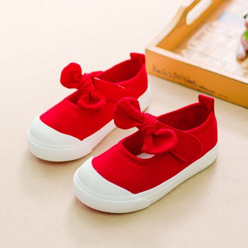 Chaussures de tennis enfants en toile pour printemps - semelle caoutchouc naturel Ref 1029902