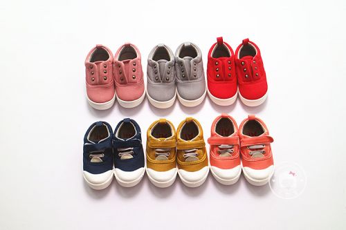 Chaussures de tennis enfants en toile pour printemps - Ref 1030397
