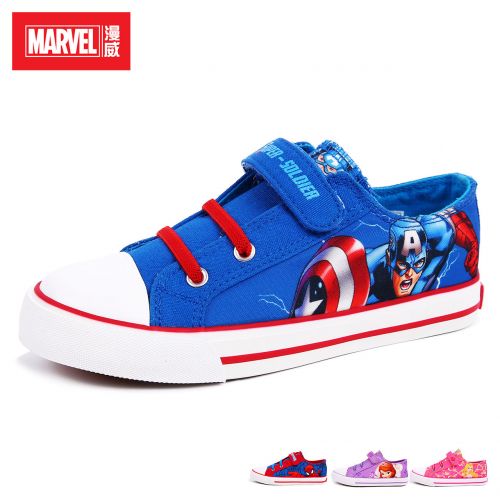 Chaussures de tennis enfants en tissu DISNEY pour printemps - semelle caoutchouc Ref 1030414