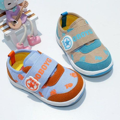 Chaussures de tennis enfants en toile pour printemps - semelle caoutchouc Ref 1030516