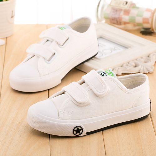 Chaussures de tennis enfants en toile pour Toute saison - semelle caoutchouc Ref 1030571