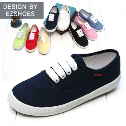 Chaussures de tennis enfants en toile pour printemps - semelle caoutchouc naturel Ref 1030831