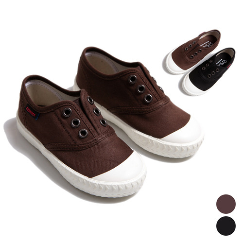 Chaussures de tennis enfants en toile pour printemps - Ref 1030845