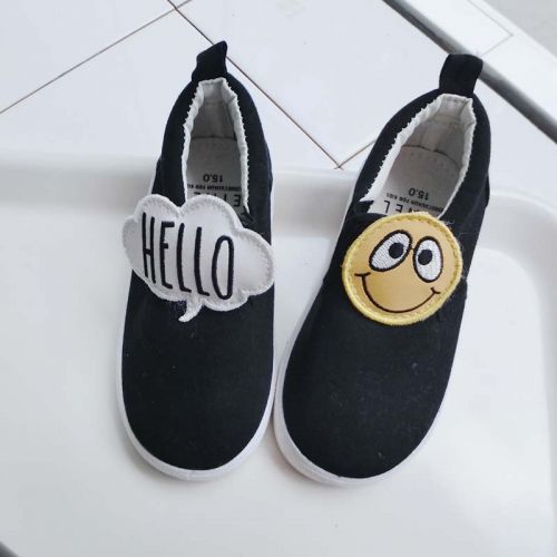 Chaussures de tennis enfants en toile pour Toute saison - semelle caoutchouc Ref 1030938