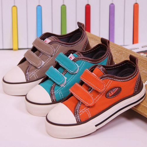 Chaussures de tennis enfants en toile WARRIOR pour printemps - semelle caoutchouc Ref 1030996