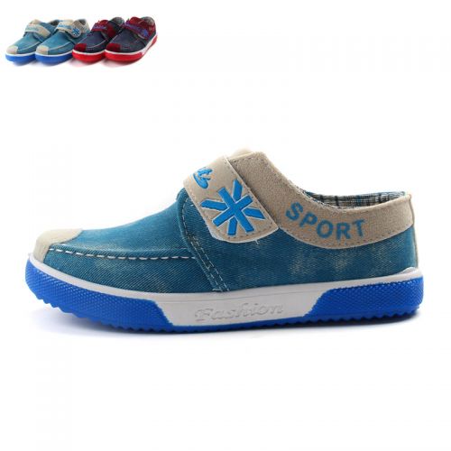 Chaussures de tennis enfants en toile pour printemps - semelle caoutchouc Ref 1031352