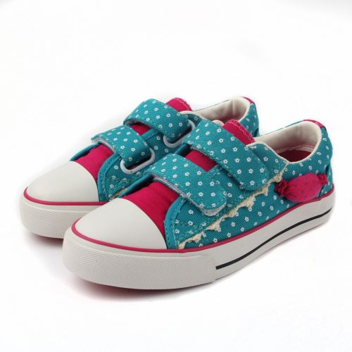 Chaussures de tennis enfants en toile Flanger pour printemps - semelle caoutchouc Ref 1031355