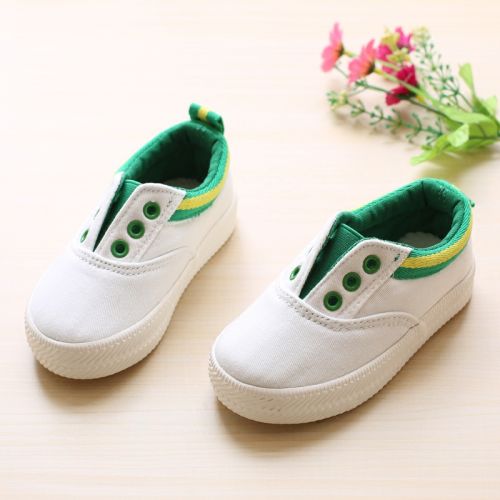 Chaussures de tennis enfants en toile pour printemps - semelle caoutchouc naturel Ref 1032248