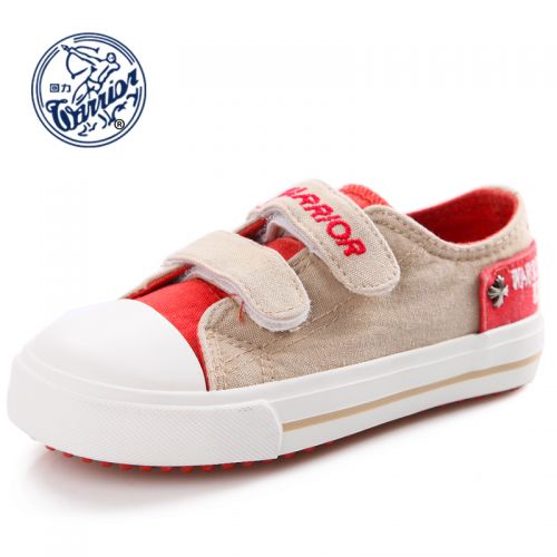 Chaussures de tennis enfants en toile WARRIOR pour printemps - semelle caoutchouc Ref 1032641
