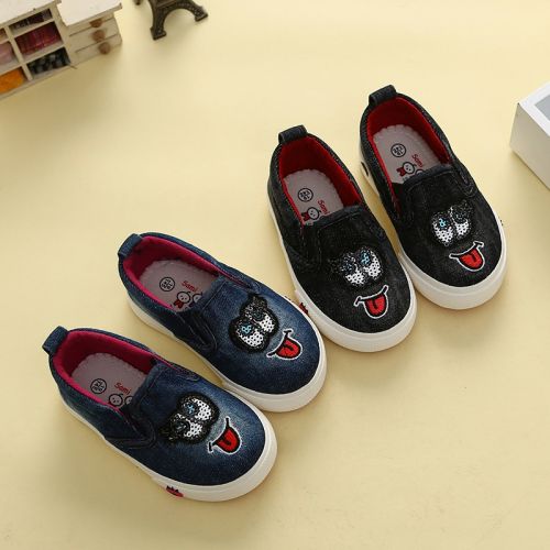 Chaussures de tennis enfants en toile SAMISOBO pour Toute saison - semelle plastique Ref 1033339