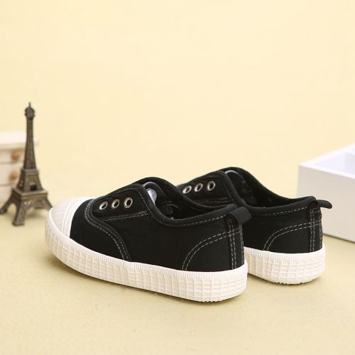 Chaussures de tennis enfants en toile SAMISOBO pour printemps - semelle plastique Ref 1033354