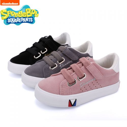 Chaussures de tennis enfants en toile SPONGEBOB SQUAREPANTS pour Toute saison - Ref 1033765