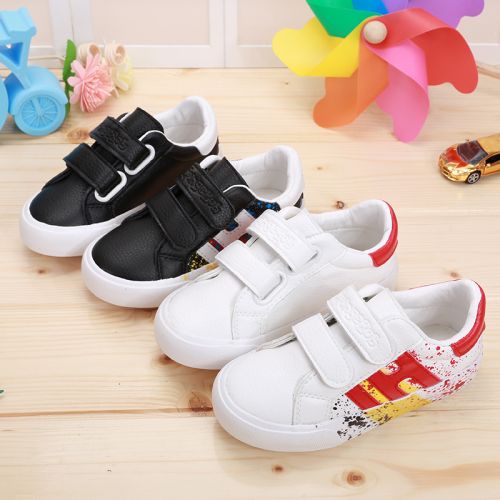 Chaussures de tennis enfants en toile SPONGEBOB SQUAREPANTS houppe pour printemps - semelle caoutchouc Ref 1033781