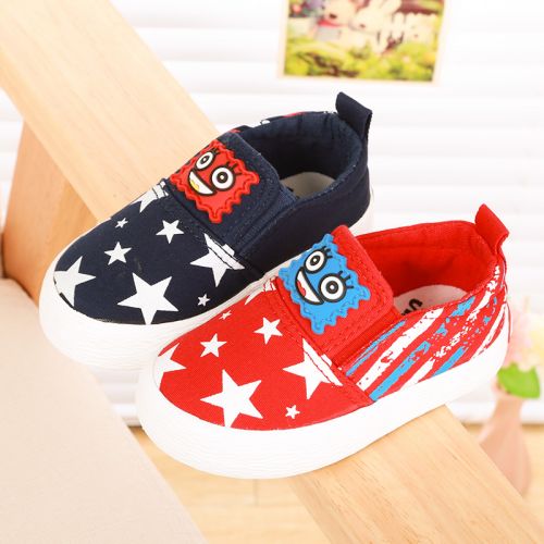 Chaussures de tennis enfants en toile SPONGEBOB SQUAREPANTS pour printemps - semelle caoutchouc Ref 1033804