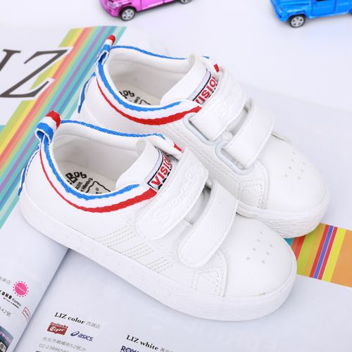 Chaussures de tennis enfants en similicuir SPONGEBOB SQUAREPANTS pour printemps - semelle caoutchouc Ref 103