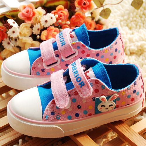 Chaussures de tennis enfants en toile WARRIOR pour printemps - semelle caoutchouc Ref 1033985
