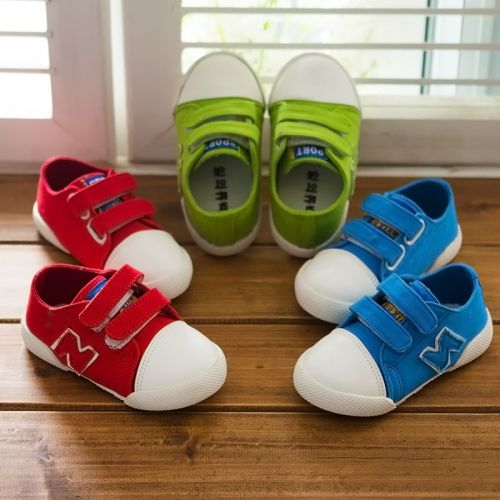 Chaussures de tennis enfants en toile pour printemps - semelle caoutchouc Ref 1034070