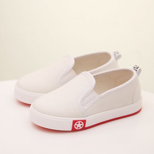 Chaussures de tennis enfants en toile pour printemps - semelle caoutchouc Ref 1034140