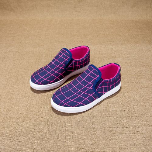 Chaussures de tennis enfants en toile pour printemps - semelle caoutchouc Wear Ref 1034356