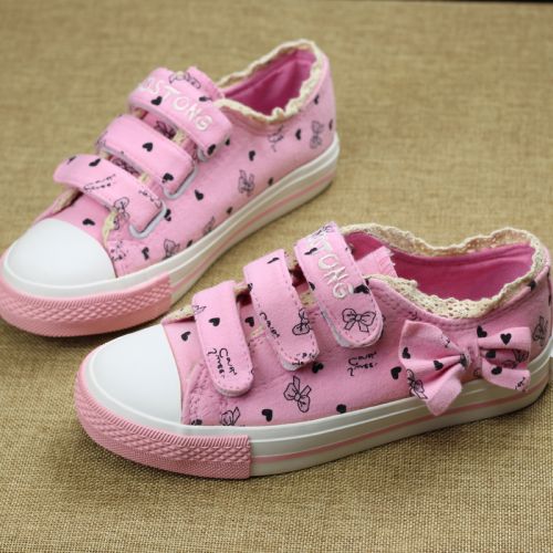 Chaussures de tennis enfants en toile - Ref 1034490