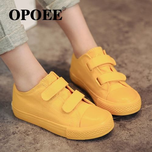 Chaussures de tennis enfants en toile OPOEE pour printemps - semelle caoutchouc Ref 1034498